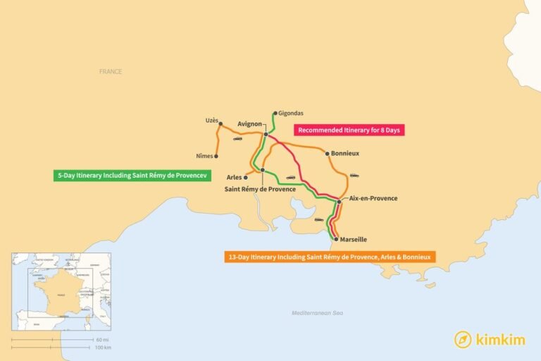 Comment Se Rendre Facilement D'Aix En Provence À Avignon 17 carte routiere entre aix et avignon en provence