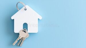 cle de maison avec cadenas symbolisant hypotheque