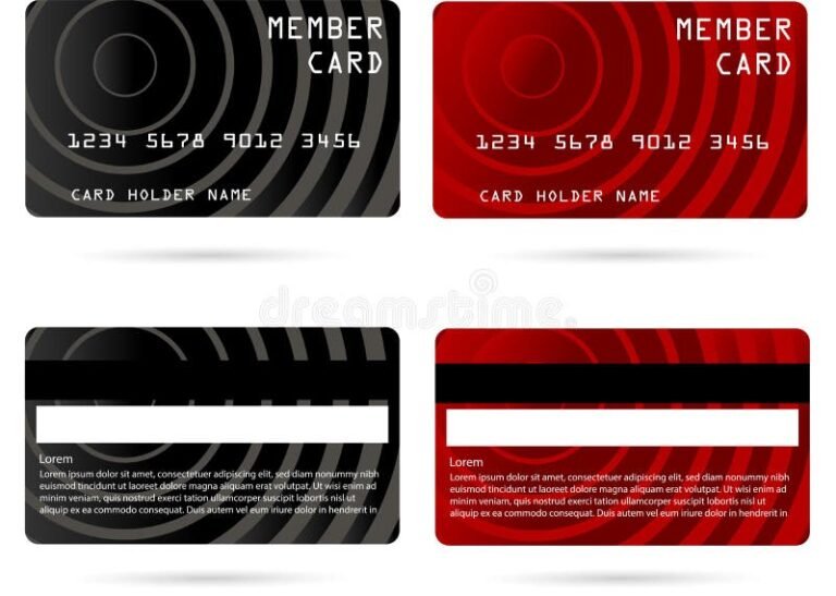 deux cartes de credit elegantes cote a cote