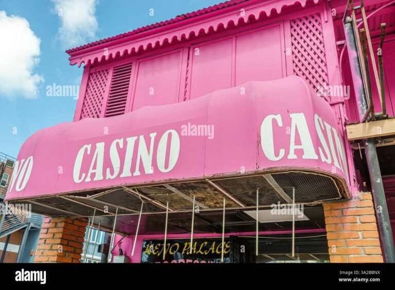 Quels sont les jeux et services proposés au casino Saint Cast Le Guildo 40 facade lumineuse du casino saint cast