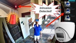 maison securisee avec alarme lumineuse active