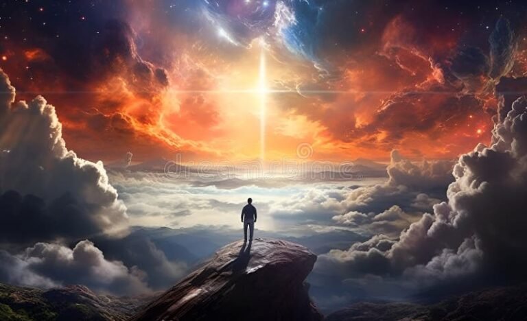 Comment Faire De Ma Vie Un Grand Projet Réussi Et Épanouissant 33 personne contemplant un horizon lumineux inspirant