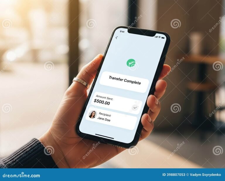 Comment Peut-On Envoyer De L’Argent Facilement Par SMS 2 smartphone affichant une application de transfert dargent