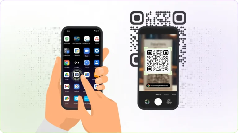 Comment Installer un QR Code sur Samsung Facilement et Rapidement 2 smartphone samsung affichant un qr code lumineux